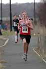 Ewan Cassidy (Elswick) during the under-15 boys Elswick Road Relays.